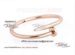 Perfect Replica Cartier Bracelet All Rose Gold Color - New Model